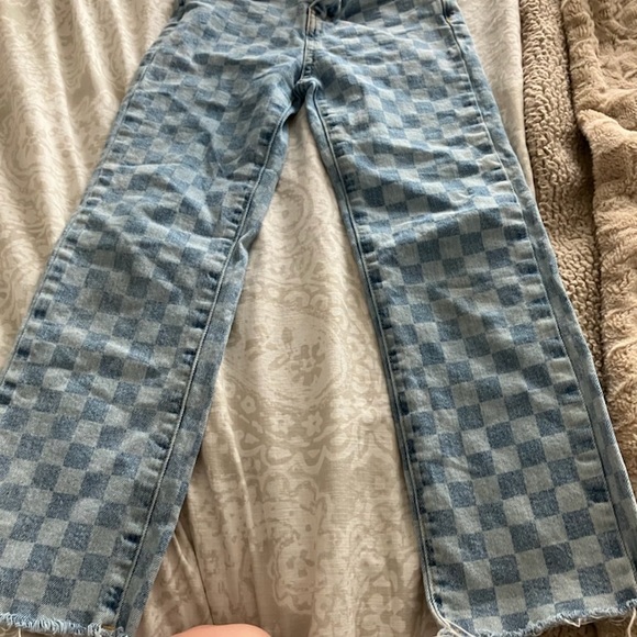RSQ girls checkered jeans - Picture 3 of 4